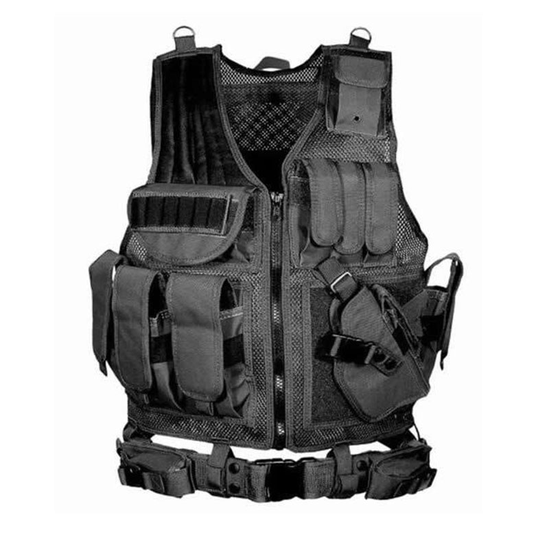 Outdoor Hunting Vest - Rompi taktis Molle dapat disesuaikan, jaket
