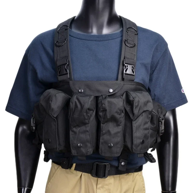 Outdoor Hunting Vest - Rompi Chest Rig AK, Kantong Magazen
