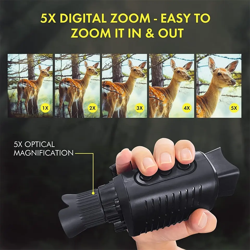 Outdoor Hunting Video Camera - Kamera Teleskop Berburu Monokuler 1080P 5X