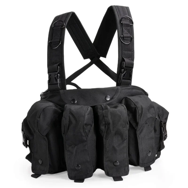 Rompi Chest Rig AK, Kantong Ma - Outdoor Hunting Vest ulasan dan harga