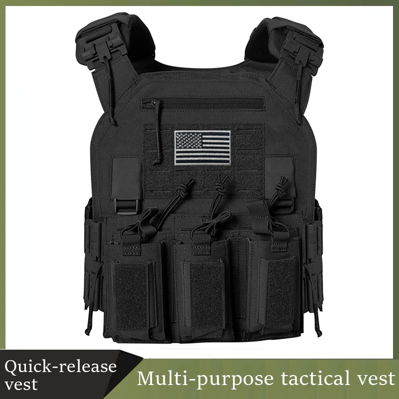 Rompi Taktis Nylon 1000d Range - Outdoor Hunting Vest ulasan dan harga