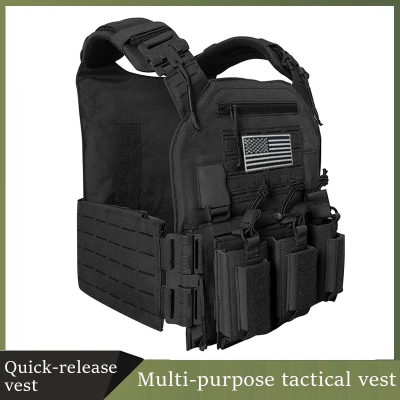 Rompi Taktis Nylon 1000d Range - Outdoor Hunting Vest ulasan dan harga