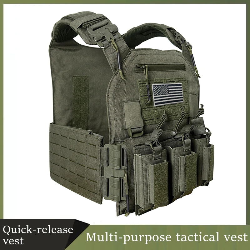Rompi Taktis Nylon 1000d Range - Outdoor Hunting Vest ulasan dan harga