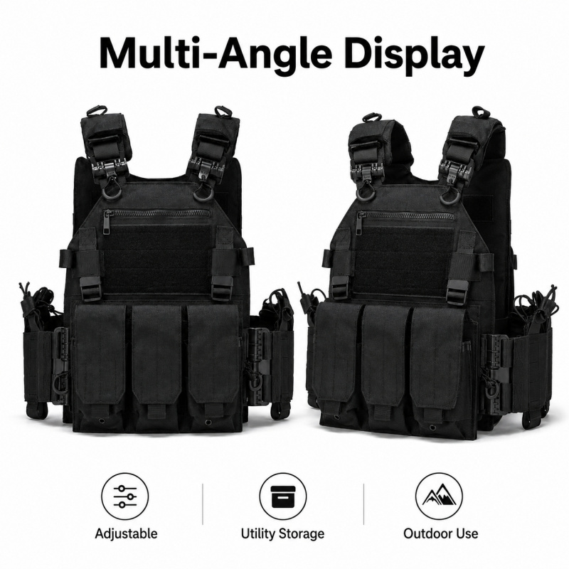 Rompi Taktis Polyester dengan  - Outdoor Hunting Vest ulasan dan harga